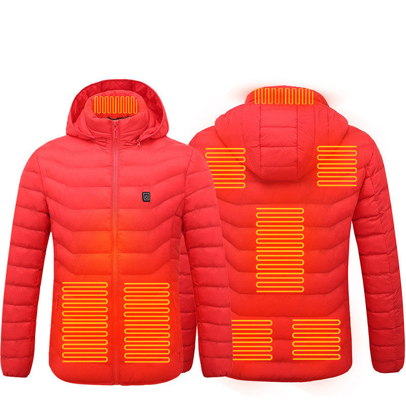 USB Heated Jacket – Thermal Winter Coat with Built-in Heating Pads
