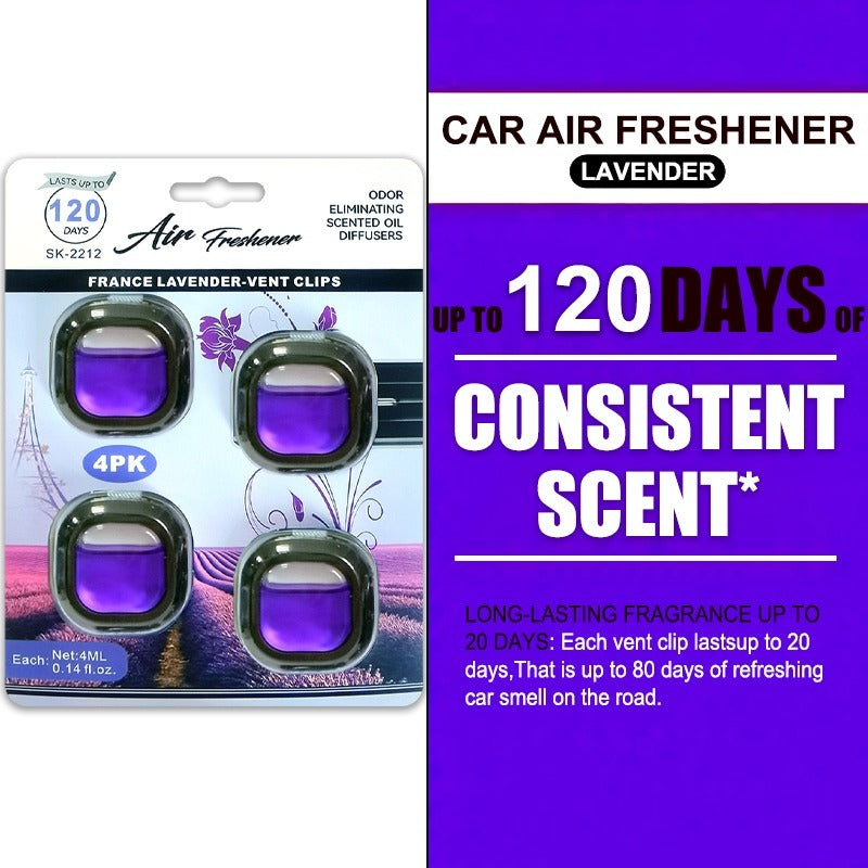 Long-Lasting Car Perfume – Mini Air Freshener Bottle, Multiple Fragrances