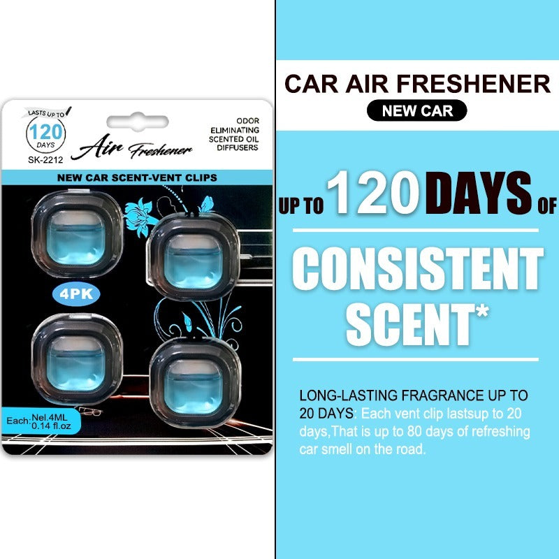 Long-Lasting Car Perfume – Mini Air Freshener Bottle, Multiple Fragrances