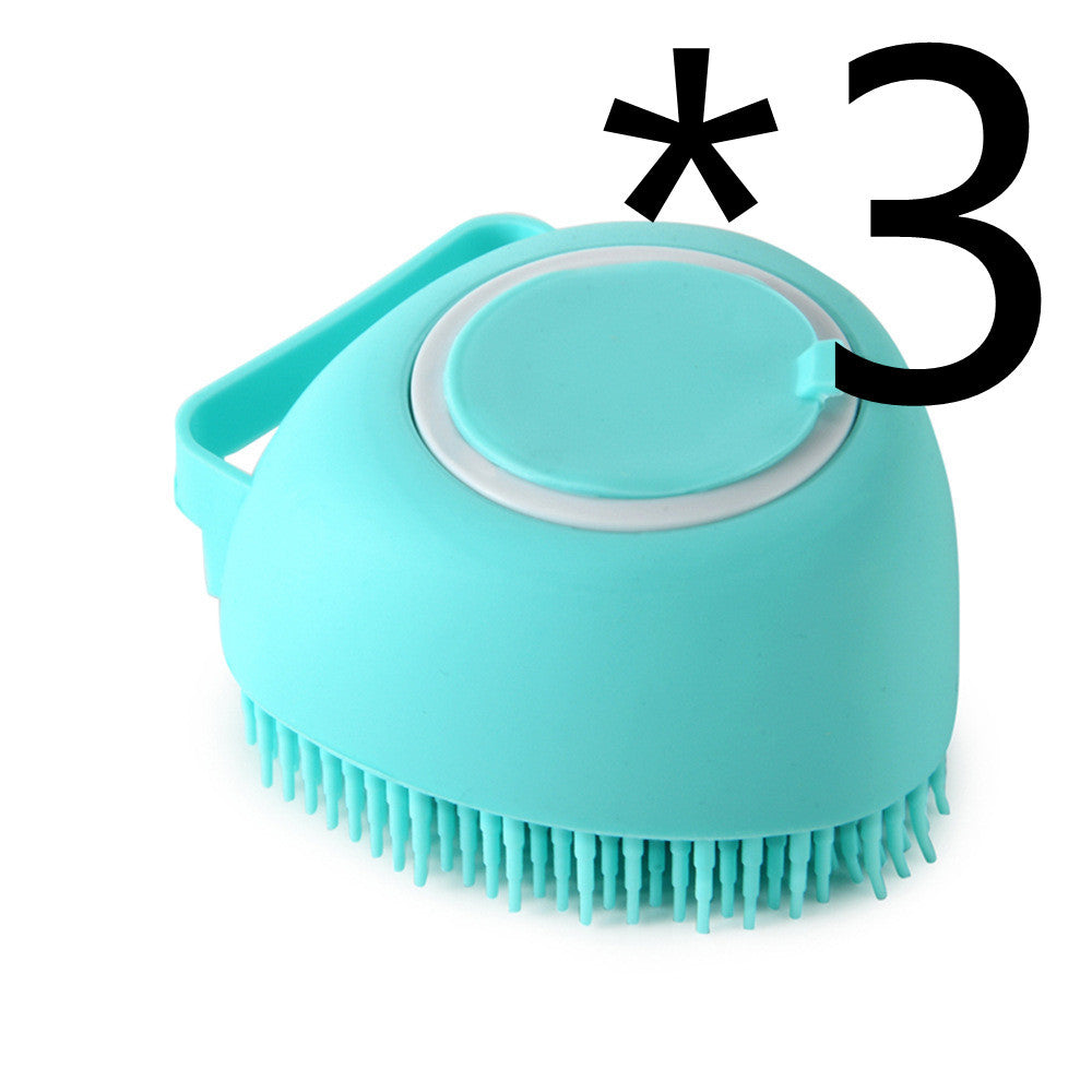 Silicone Pet Grooming & Bath Brush