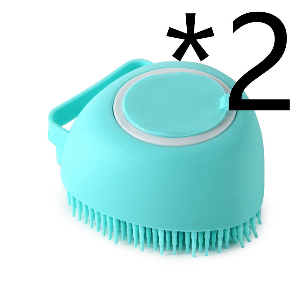 Silicone Pet Grooming & Bath Brush