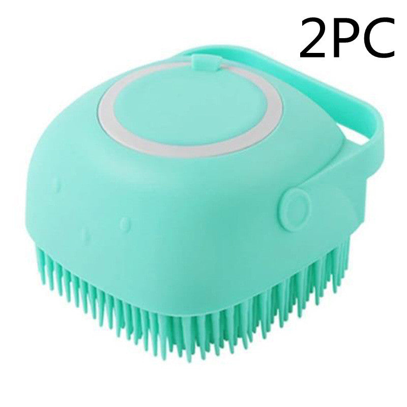 Silicone Pet Grooming & Bath Brush
