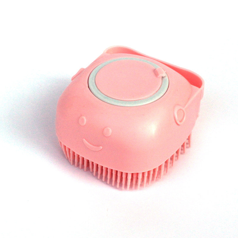 Silicone Pet Grooming & Bath Brush