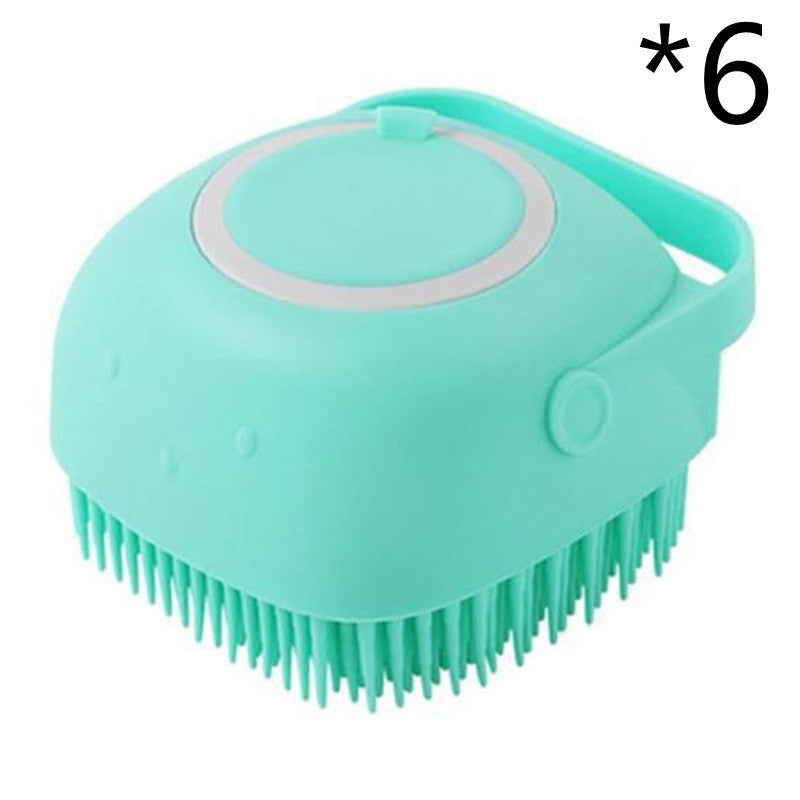 Silicone Pet Grooming & Bath Brush