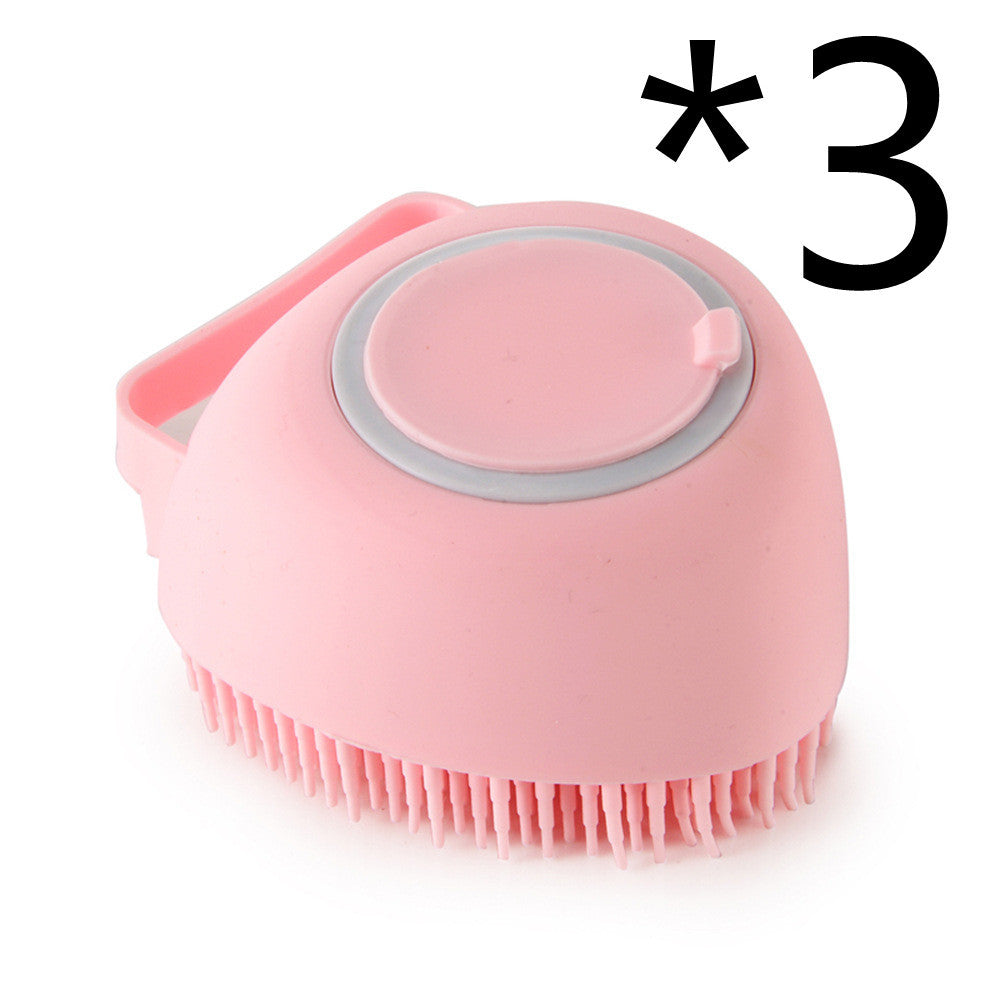 Silicone Pet Grooming & Bath Brush