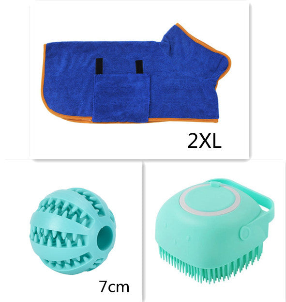 Silicone Pet Grooming & Bath Brush
